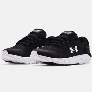 Under Armour Women's Charged Rogue 2.5 Running Shoes Black/White Size 10 NIB